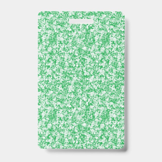 Crachá Uma samambaia verde exuberante com frondes delicad (Frente)