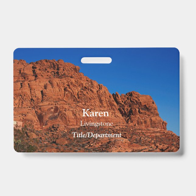 Crachá Vale de Fogo (Frente)