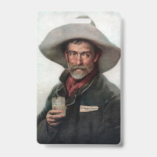 Crachá Vaqueiro espanhol Ranchero no Velho Salão Oeste