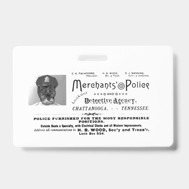 Crachá Vendedores de Antiguidades   Polícia (Frente)