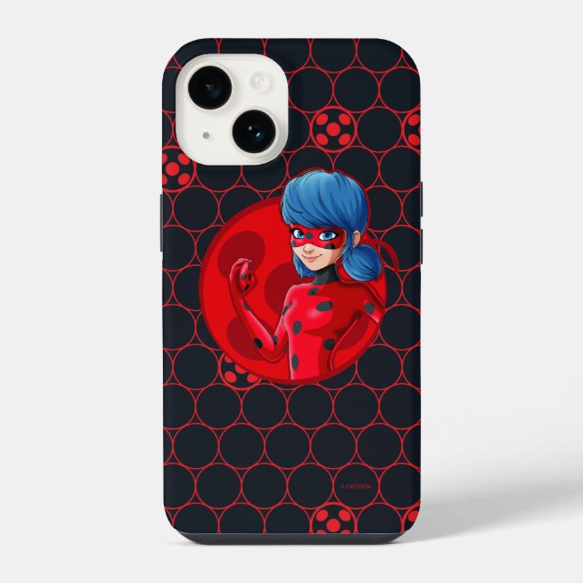 Crachá Vermelho Ladybug (Verso)