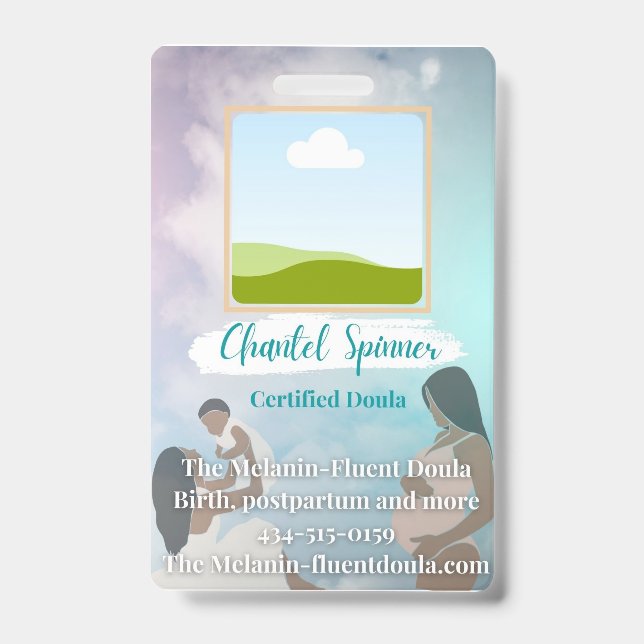 Crachá vertical (Frente)