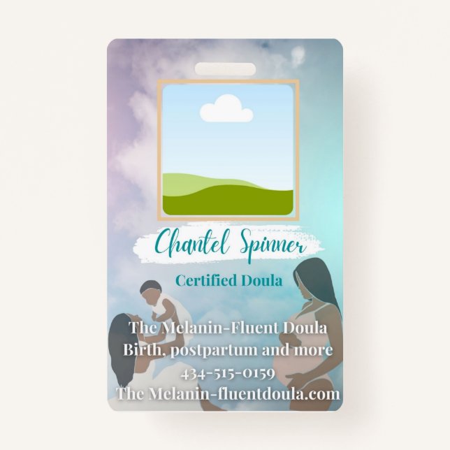 Crachá vertical (Frente)