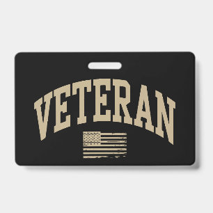 Crachá Veterano Dia dos Veteranos EUA Estados Unidos Amer