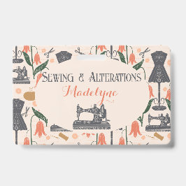 Crachá Vintage Sewing Machine Seamstress Tailor