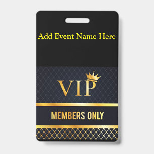 CRACHÁ VIP