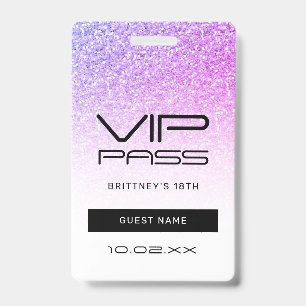 Crachá VIP Pass 18º Convite à Apresentação de Propost