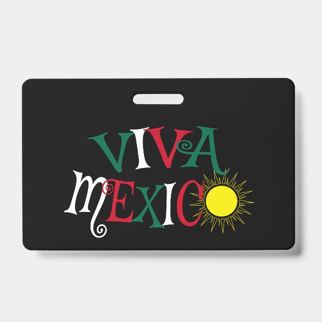 Crachá Viva México (Frente)