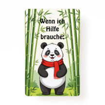 "Wenn ich Hilfe brauche:" Ausweis