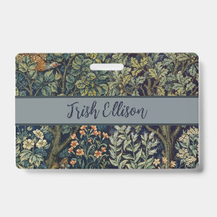 Crachá William Morris Pheasant Bird Tree Woodland
