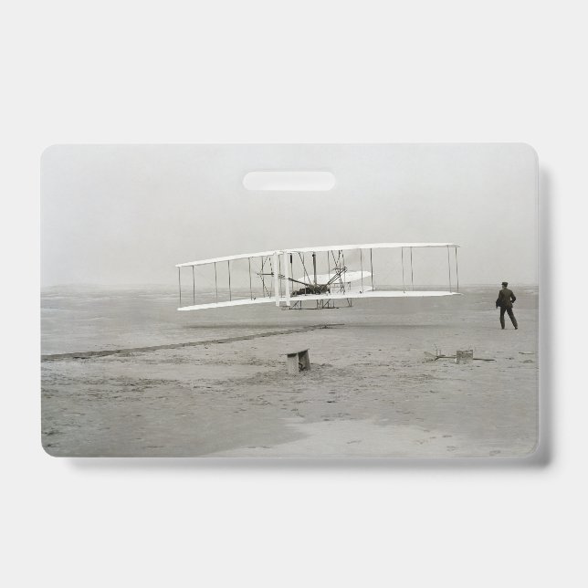 Crachá Wright Brothers Flyer First Plane Flight Aviation (Frente)
