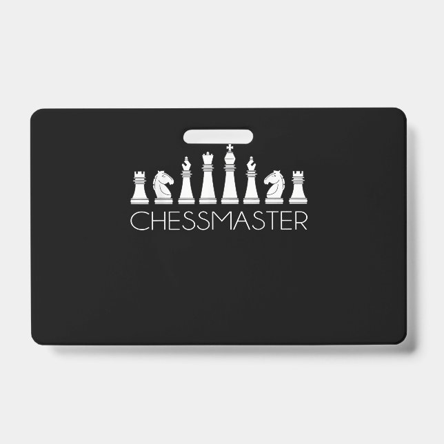 Crachá Xadrez - Chessmaster (Frente)