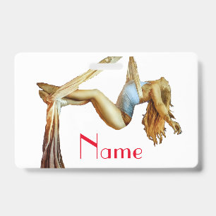 Crachá Yoga aéreo fitness Thunder_Cove
