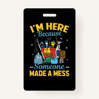 Crachá Zelador Engraçado