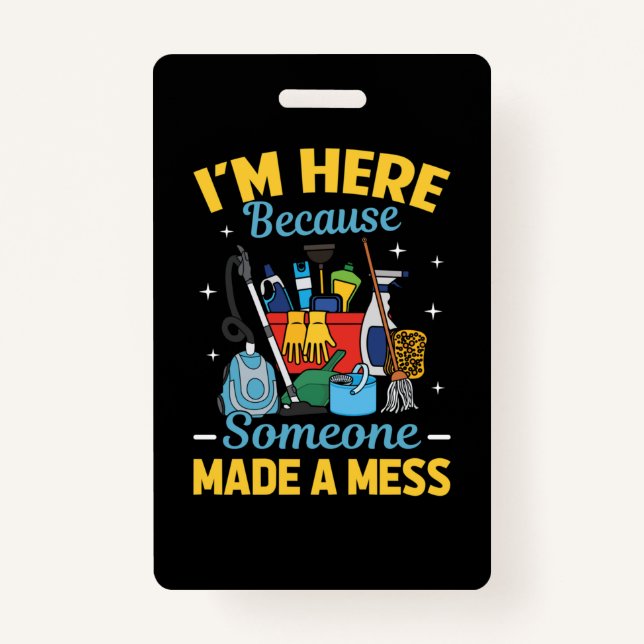 Crachá Zelador Engraçado (Frente)