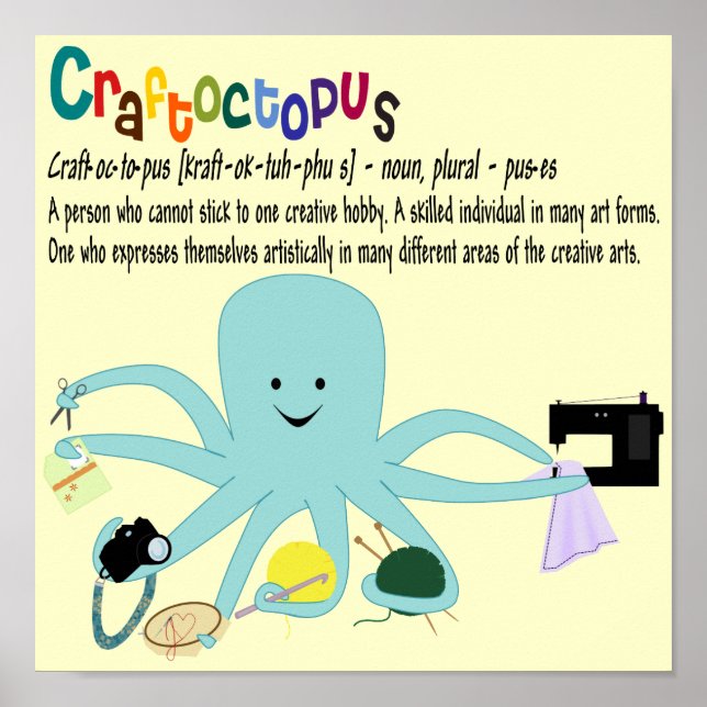 Craftoctopus Impressão (Frente)