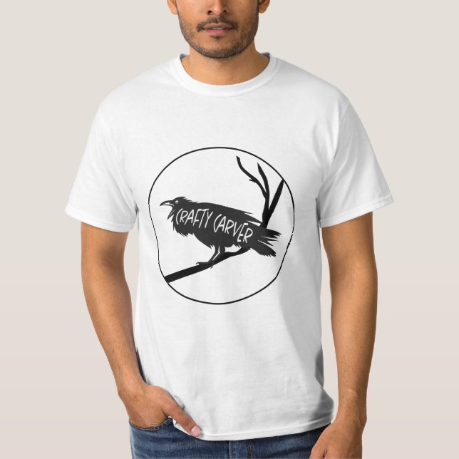 Crafty Carver Merch T-shirt (Frente)