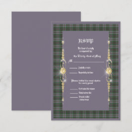 Craig Ancient Tartan Wedding RSVP