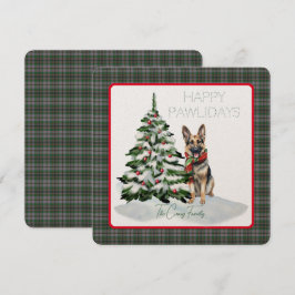 Craig Modern Tartan Happy Pawlidays Dog
