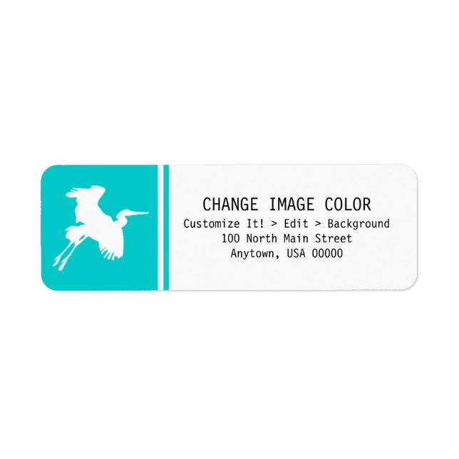 Crane - Etiqueta de Endereço de Devolução (Frente)