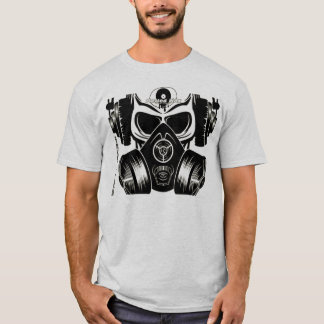 Crânio & camisa de Gasmask