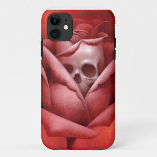 crânio cor-de-rosa em capas de iphone