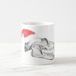Crânio de raposa voadora, Natal, caneca de café