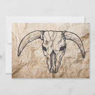 Crânio de Texas Longhorn Bull