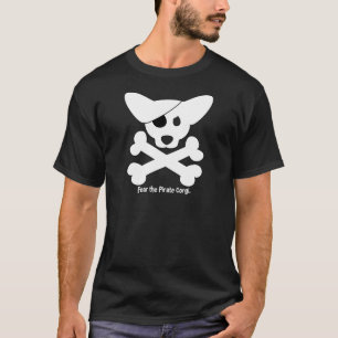 Crânio do Corgi & t-shirt dos Crossbones