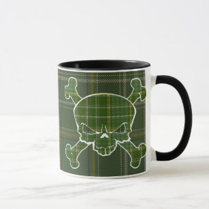 Crânio do Tartan de Currie nenhuma caneca da