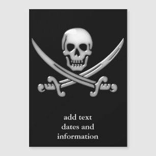 Crânio e Espada Cruzada Pirata (TLAPD)