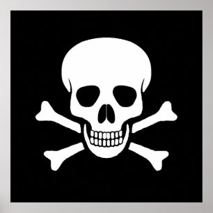 Crânio e poster dos Crossbones