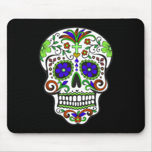 Crânio Mousepad do açúcar
