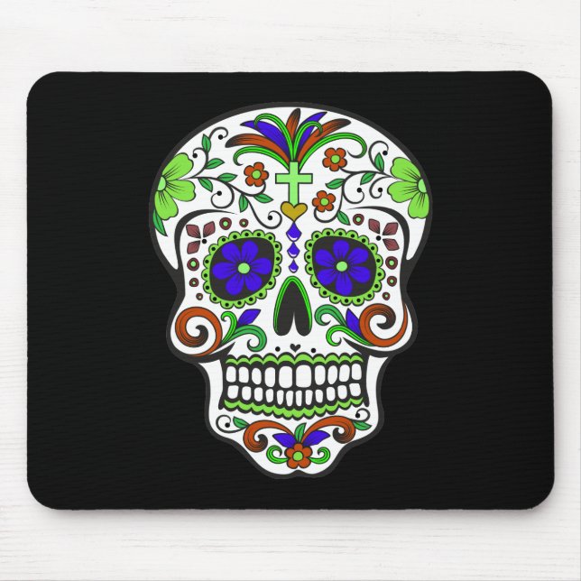 Crânio Mousepad do açúcar (Frente)