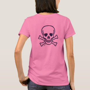 Crânio n Ossos - T-shirt rosa