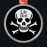 Crânio O Melhor ornamento de metal para medalhas<br><div class="desc">Crânio, A Melhor medalha é destinada a colecionadores de crânio, jogadores de guelras ou qualquer pessoa que tenha ido além e acima de gostar de crânios. O melhor que? Isso depende de você. A medalha do crânio faz parte da série Skull n Bones e é a arte e caligrafia originais...</div>