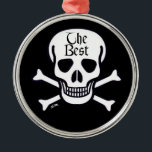 Crânio O Melhor ornamento de metal para medalhas<br><div class="desc">Crânio, A Melhor medalha é destinada a colecionadores de crânio, jogadores de guelras ou qualquer pessoa que tenha ido além e acima de gostar de crânios. O melhor que? Isso depende de você. A medalha do crânio faz parte da série Skull n Bones e é a arte e caligrafia originais...</div>
