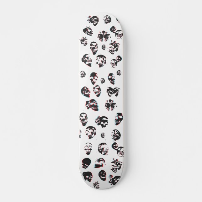 Cránios 3D: Skateboard Personalizado (Frente)