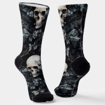 Crânios de Natal Góticos