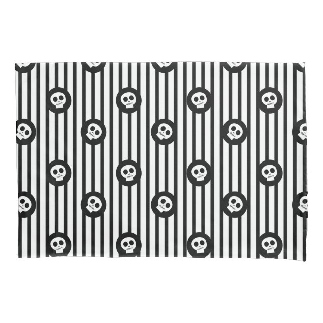 Crânios Pequenos e Caprichosos Caveira Preta e Bra (Frente)