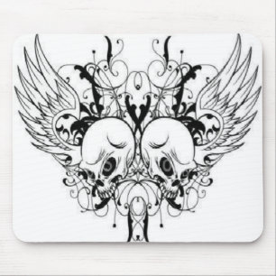 Crânios voados Mousepad