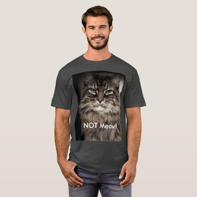 Cranky NOT Meow Menswear - T-Shirt (Frente Completa)