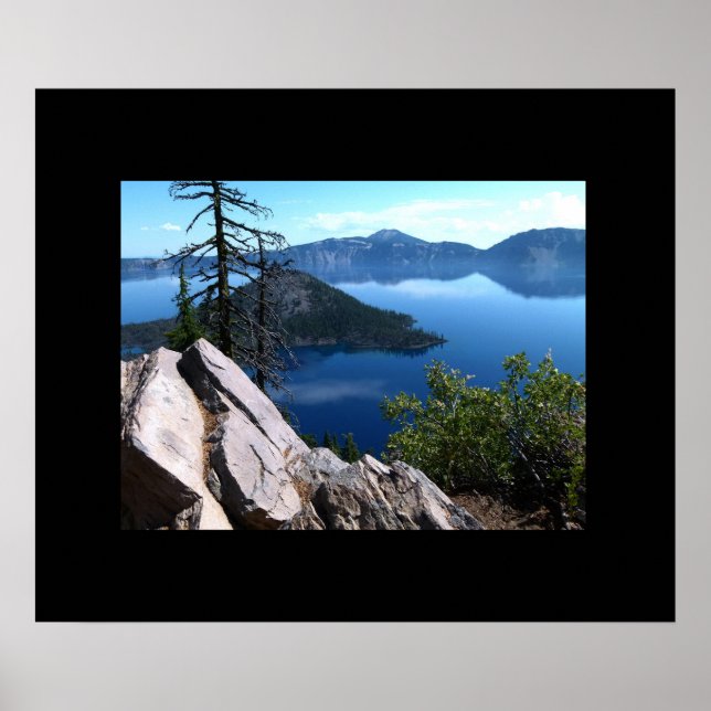 Crater Lake Oregon Poster (Frente)