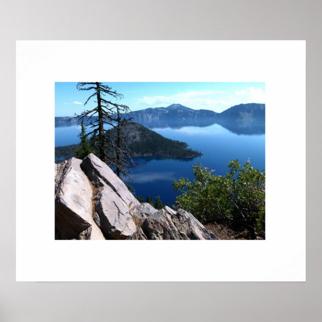 Crater Lake Oregon Poster (Frente)