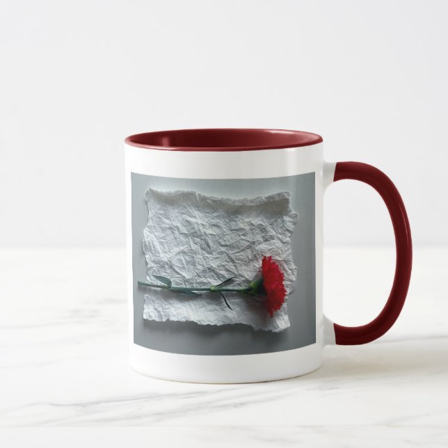 Cravo vermelho - caneca (Direita)