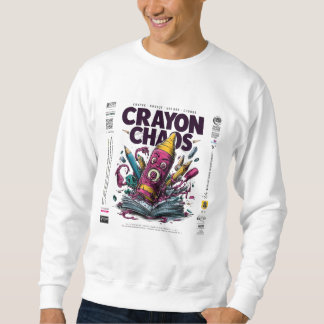 Crayon Caos Art – Camiseta de Crayon Derretido Tri