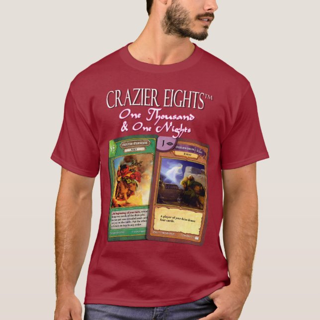 Crazier Eights: 1001 Nights T-Shirt (Frente)