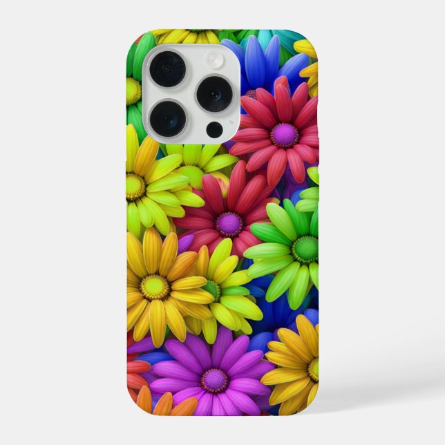  Crazy Daisy #11 - Capas para iPhone 15 Pro (Verso)