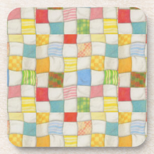 CRAZY QUILT Porta-copos de Plástico Rígido