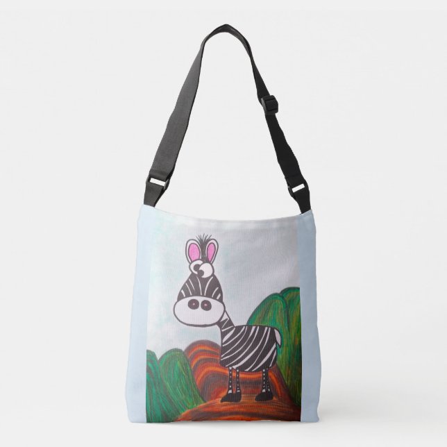 Crazy Zebra tote bag (Frente)